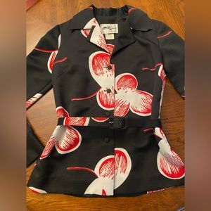 Vintage Tori Richard Belted Top